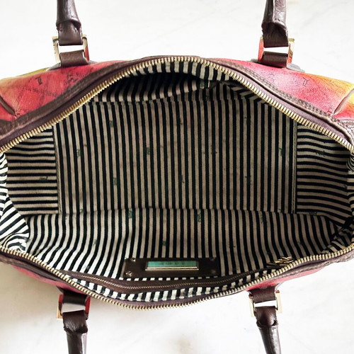 L.A.M.B Gwen Stefani shoulder bag used, vintage, 40 cm, rasta colors