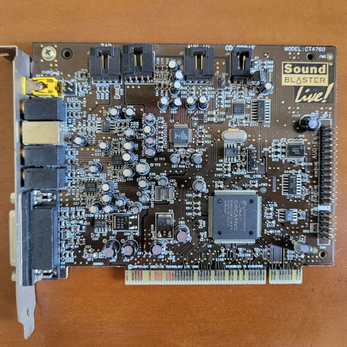 Creative Sound Blaster Live! CT4760 sound card used