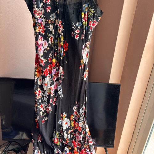 Celestino dress like new, long airy with floral pattern, size S/M/L
