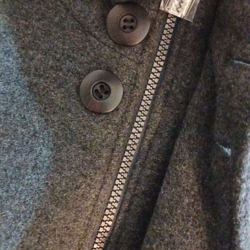 Jacket wool style gray new