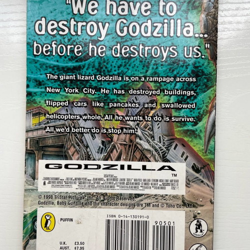 Godzilla 1998 comic used, in English