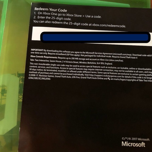 Grand Theft Auto V Xbox One & Series S/X like new
