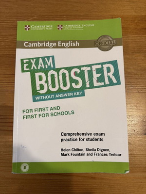 Cambridge English Exam Booster for First and First for Schools used without answer key with audio