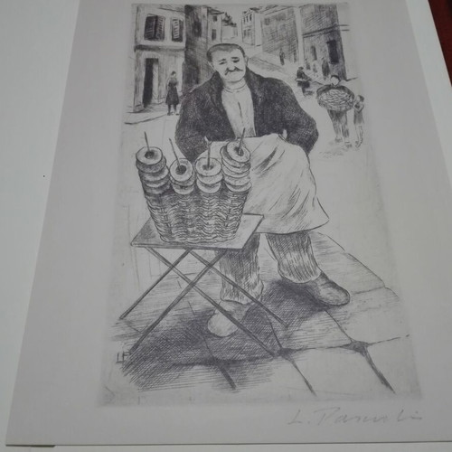 Lithographs like new, set of 4 with 1996 certificate