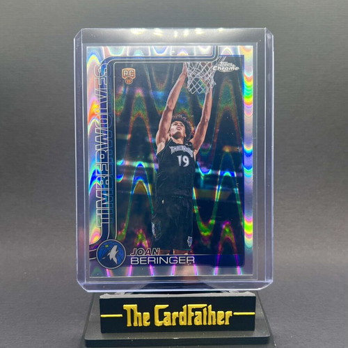 Joan Beringer RC Raywave Topps Chrome NBA Basketball Card Minnesota Timberwolves
