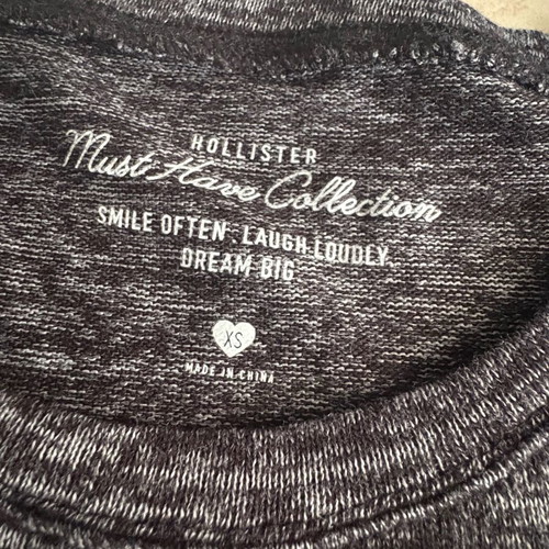 Set of two women's Adidas and Hollister t-shirts XS like new