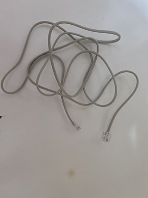 Telephone cable like new, grey