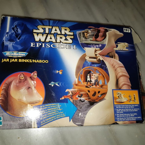 Hasbro Micro Machines Star Wars Ep 1 Jar Jar Binks Action Playset new