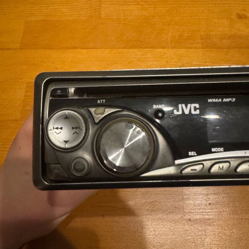 JVC KD-G341 car stereo used, CD/MP3/WMA compatible