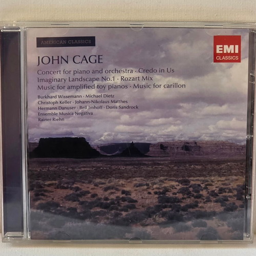 John Cage CD Concert For Piano And Orchestra used