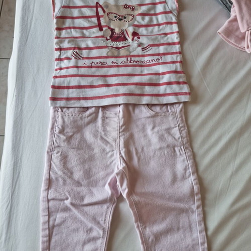 Girls' clothes like new, 3 sets and 1 dress for 18 months
