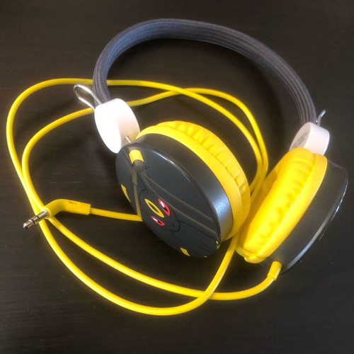 Pokémon Umbreon wired kids headphones like new