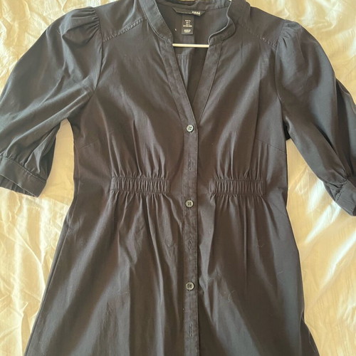 Mini dress used with buttons H&M black XS
