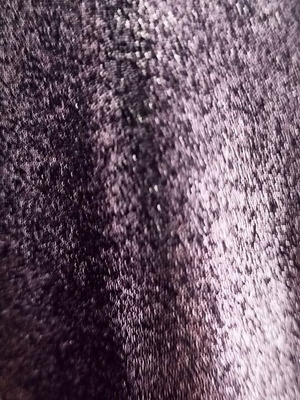 Metallic top with neck tie like new, black and silver, size XL