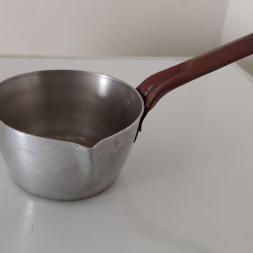 Vintage aluminum kitchenware set used, 2 pieces
