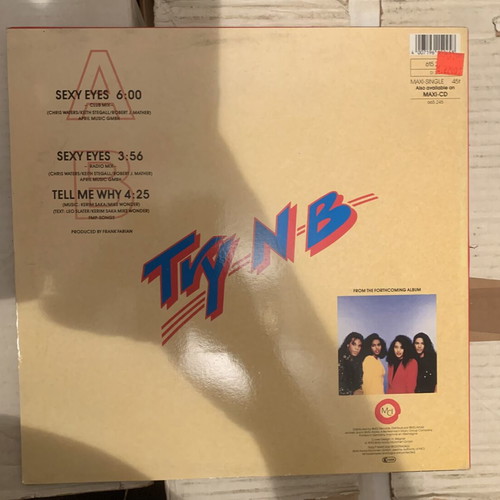 Try 'N' B Sexy Eyes 12" Maxi-Single used, Euro-Dance vinyl 45 RPM