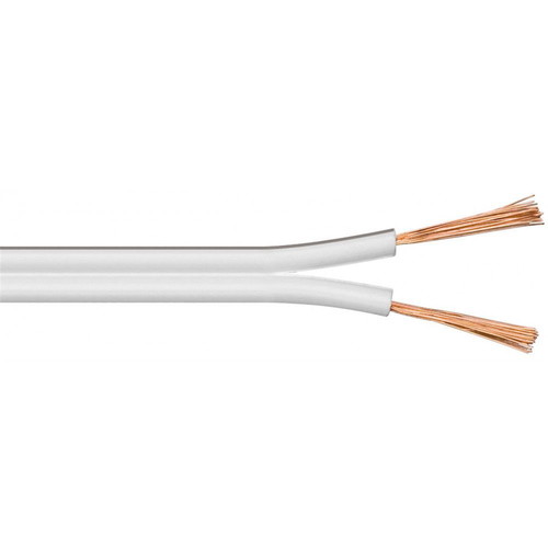 Goobay Bipolar Audio Cable 2×2.50mm² White 100m