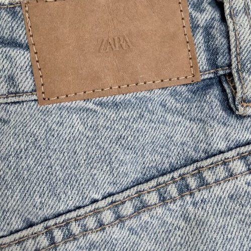 Jean shorts Zara size 34 like new, blue