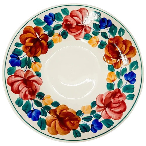 Polish Hand-Painted Ceramic Plate Fajans vintage, like new