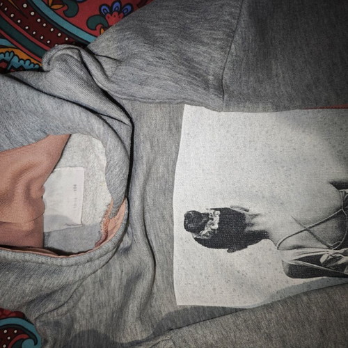 Girls' sweatshirt used, grey, sizes 152 cm and 158 cm