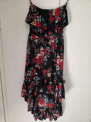 Attrattivo Floral Strapless Dress Large, new, colorful