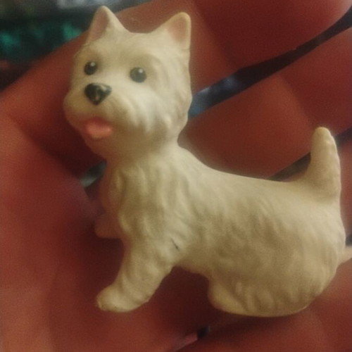 Collectible dog figure used, good condition