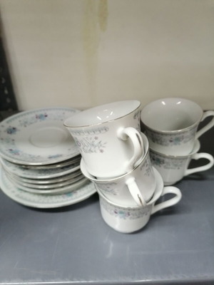 Small porcelain cups new, pack of 10 vintage