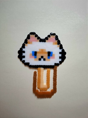 Clipper Cat Fuse Beads Bookmark made to order