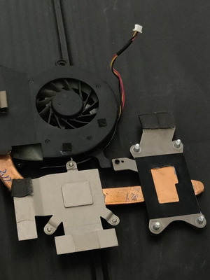 Laptop Cooling System AVC ADDA used with Fan and Heatsink