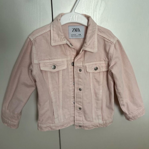 Denim kids jacket used, 3 years old, size 98 cm