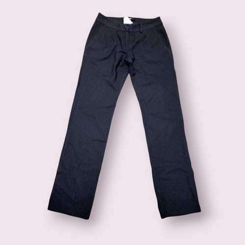 Penny Black gray pinstripe low rise trousers XS used