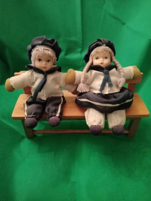 Dolls new with porcelain feet