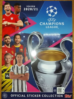Champions League 2020/21 και 2021/22 άλμπουμ με ακολλητά σετ σαν καινούργιο