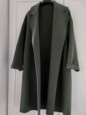 Mango coat dark green L-XL like new