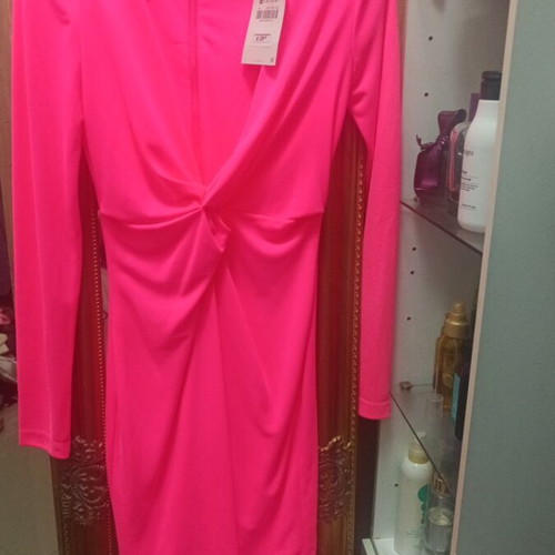 Zara dress pink new with tags XS