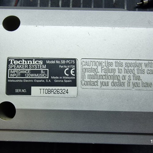 Technics SB-PS75 surround satellite speakers