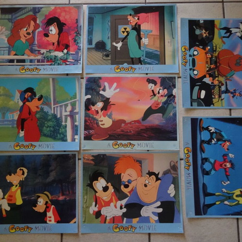 A Goofy Movie Disney authentic cinema photos set of 8 like new