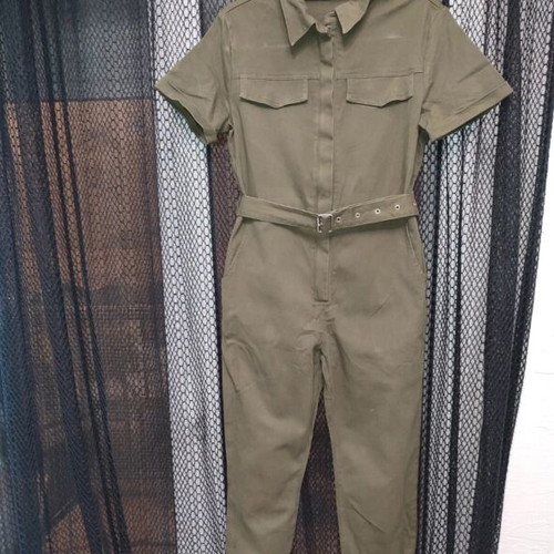 Meet To You Khaki Jumpsuit size L, like new