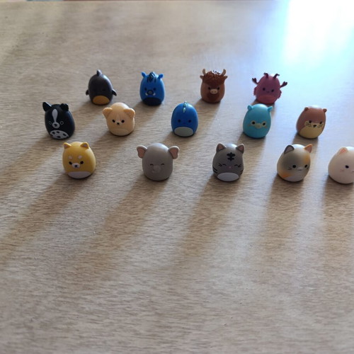 Squish-a-longs figures set like new