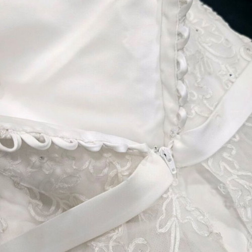 Maggie Sottero wedding dress used, white lace, size 10