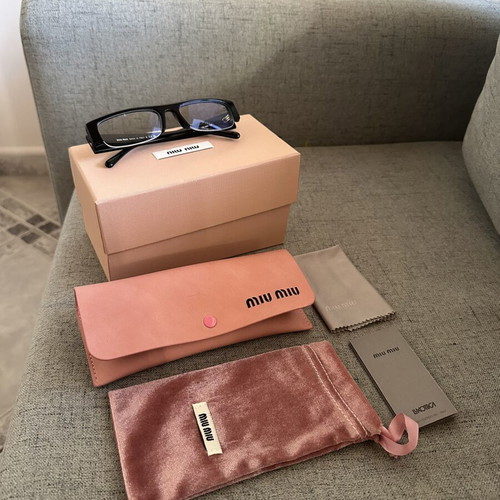 Miu Miu eyeglasses used, black