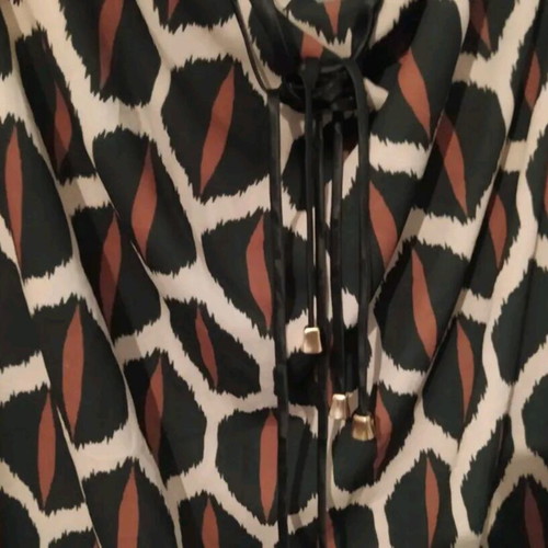 Blouse leopard print brown shades like new, size XL