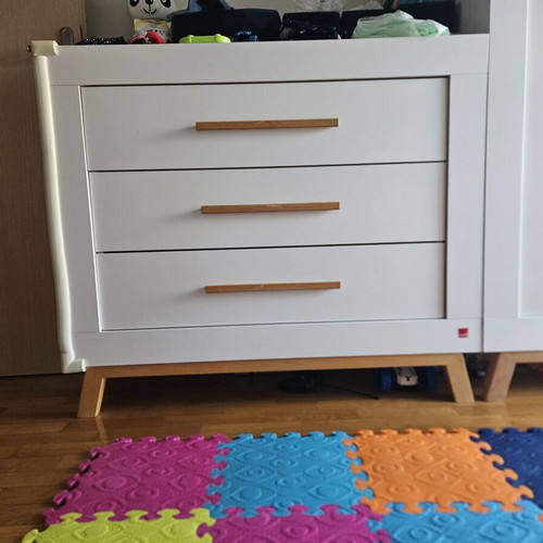 Schardt Baby Nursery Set with Grecostrom Mattress and Cover, Like New