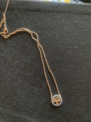 Tree of Life Necklace rose gold-tone in very good condition