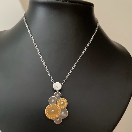 Bulgari Necklace stainless steel gold plated new
