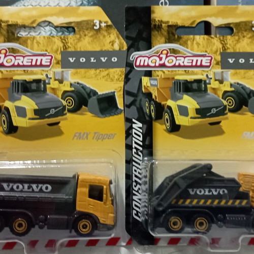 Majorette Φορτηγάκια Volvo Construction πακέτο 2 τεμάχια καινούργια