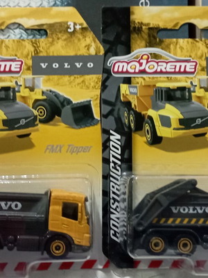 Majorette Φορτηγάκια Volvo Construction πακέτο 2 τεμάχια καινούργια