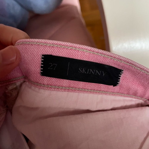 Juicy Couture skinny fit pants like new, size 27, white pink