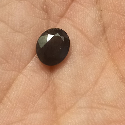 Oval Green Tourmaline Mineral 2.19 ct unhealed