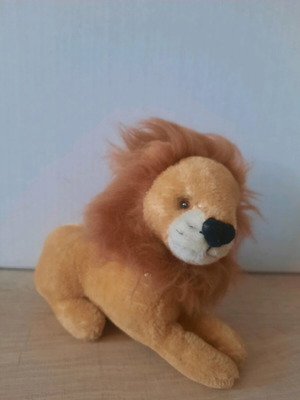 Лъв винтидж плюшена играчка от мохер като ново